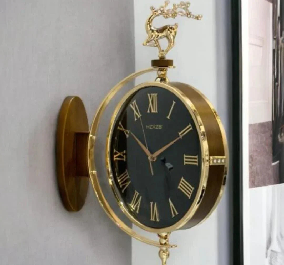 WALL HANGING DUAL FACE CLOCK STYLE 27